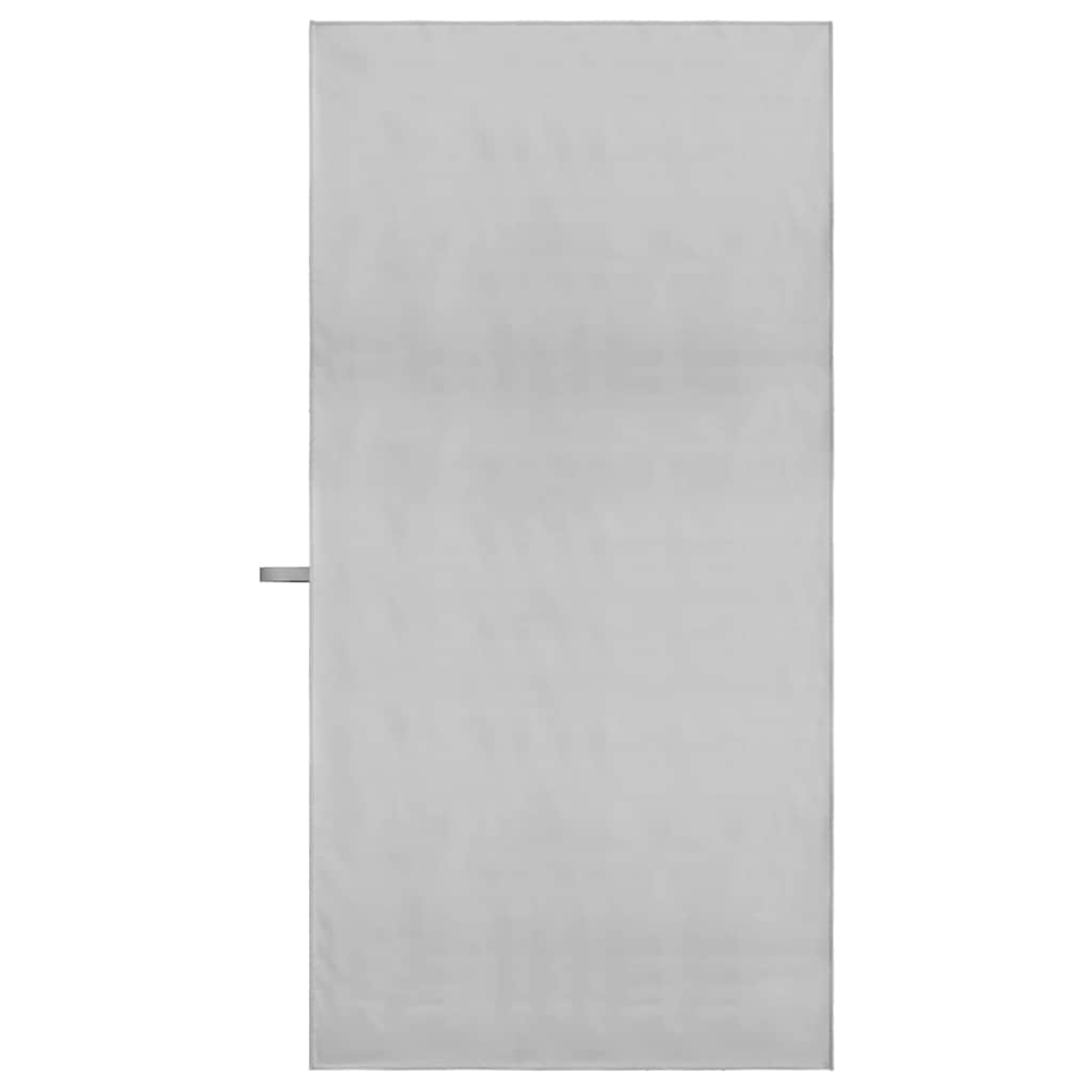 Sports Towels 2 pcs Grey 140 x 70 cm Polyester and polyamide