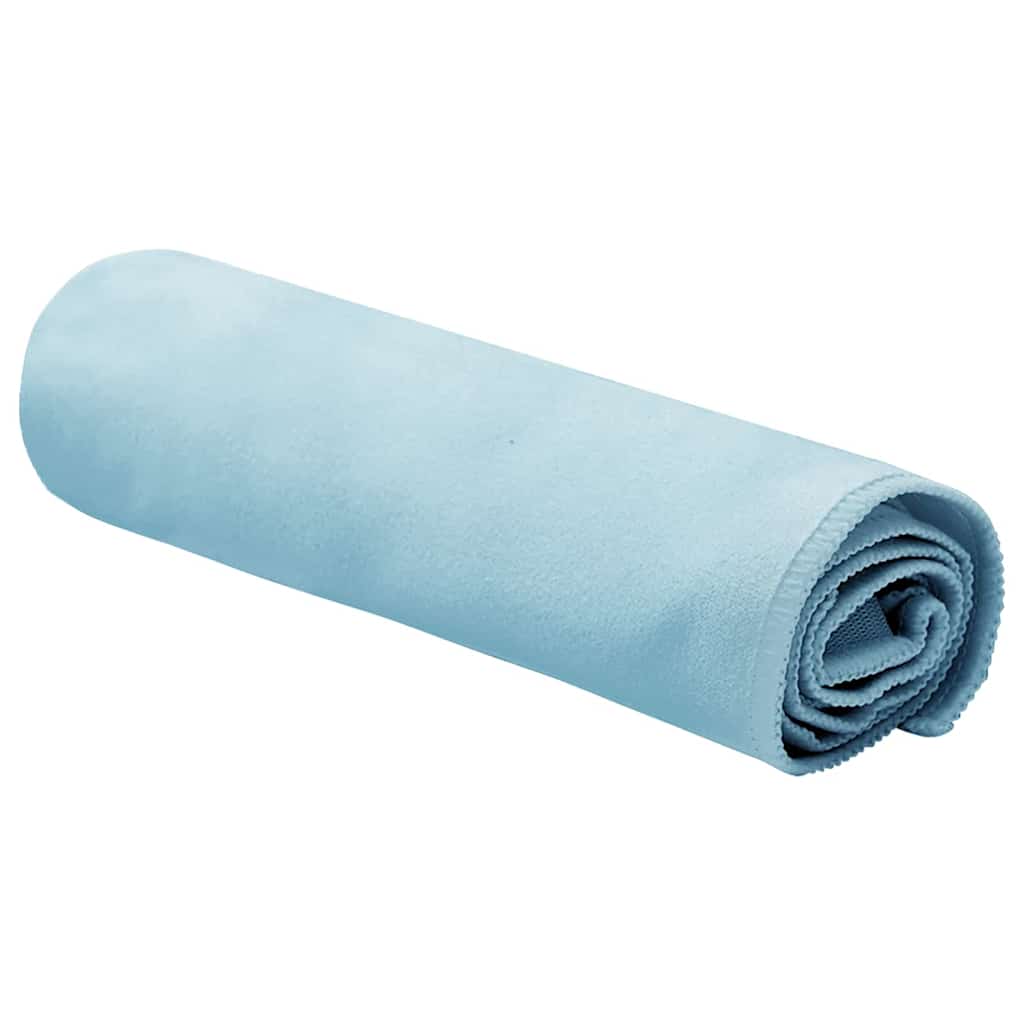 Sports Towels 2 pcs Blue 50 x 30 cm Polyester and polyamide