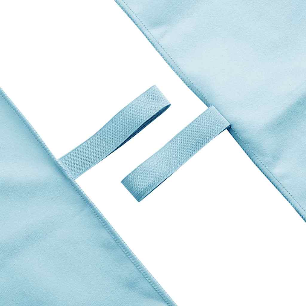 Sports Towels 2 pcs Blue 140 x 70 cm Polyester and polyamide