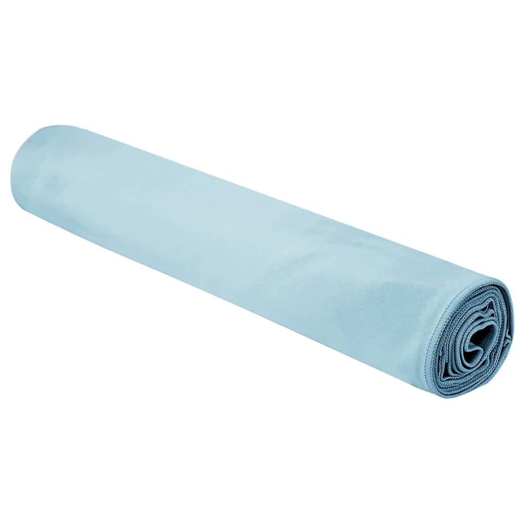 Sports Towels 2 pcs Blue 200 x 100 cm Polyester and polyamide