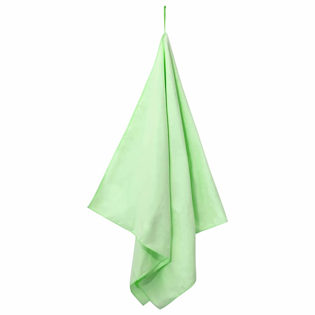 Sports Towels 2 pcs Green 140 x 70 cm Polyester and polyamide