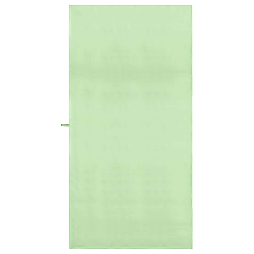 Sports Towels 2 pcs Green 200 x 100 cm Polyester and polyamide