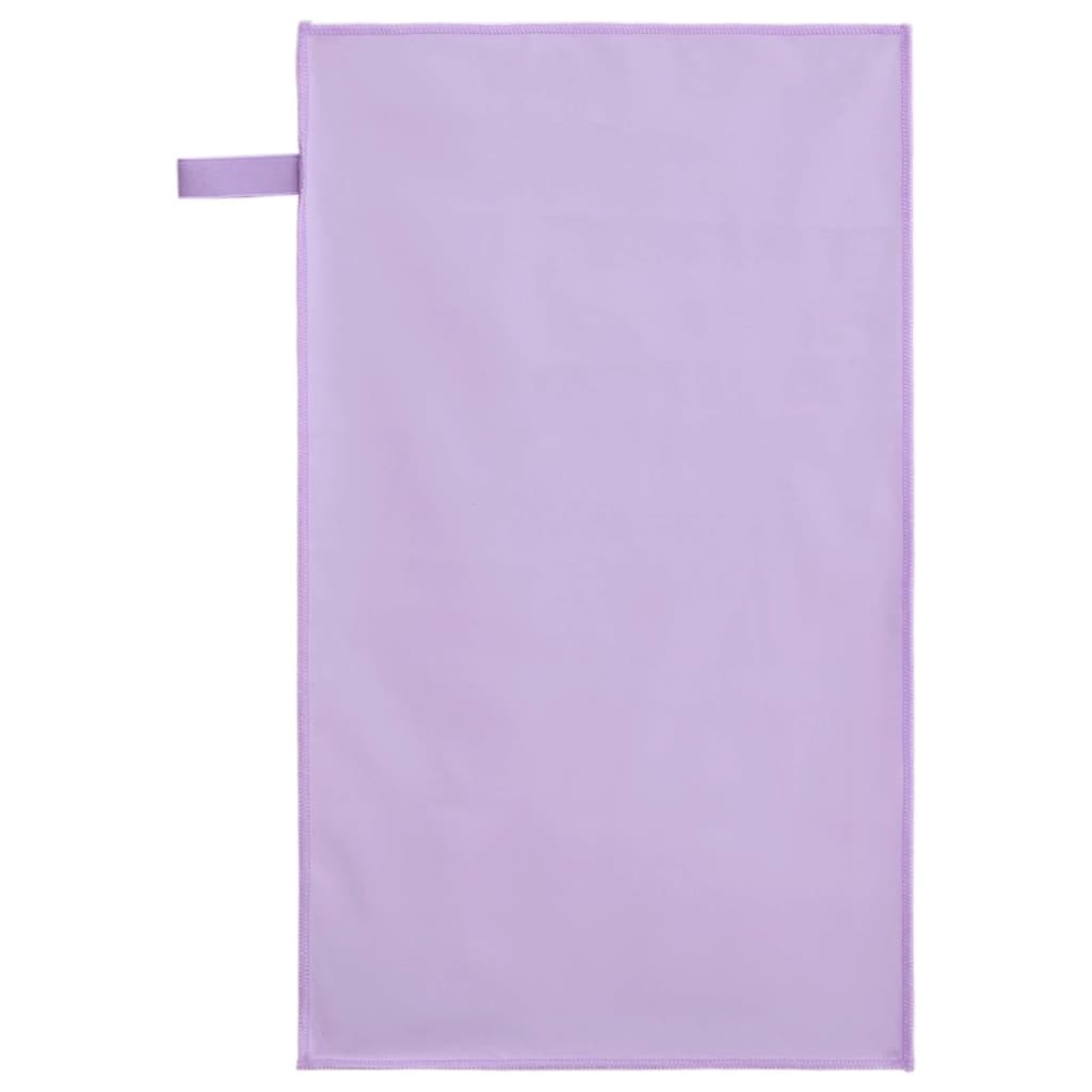 Sports Towels 2 pcs Purple 50 x 30 cm Polyester and polyamide
