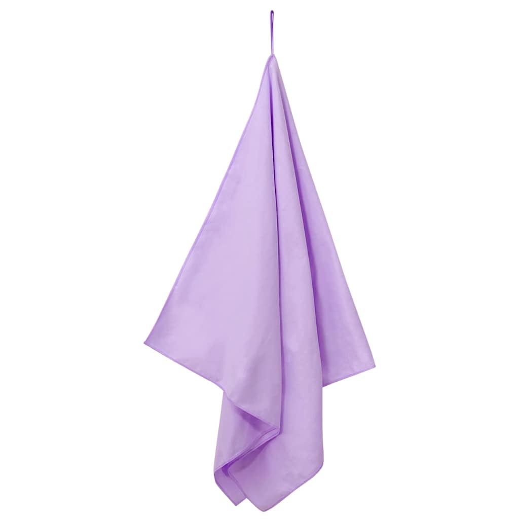 Sports Towels 2 pcs Purple 140 x 70 cm