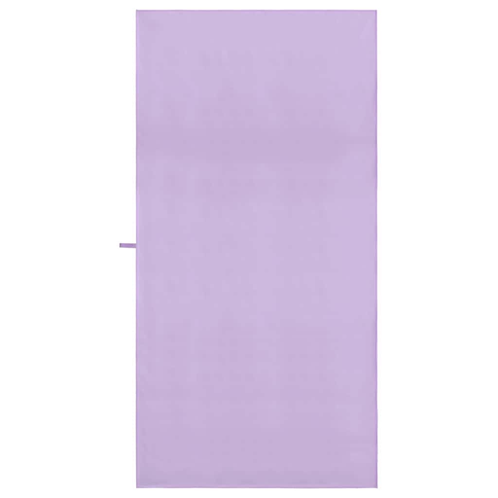Sports Towels 2 pcs Purple 200 x 100 cm Polyester and polyamide