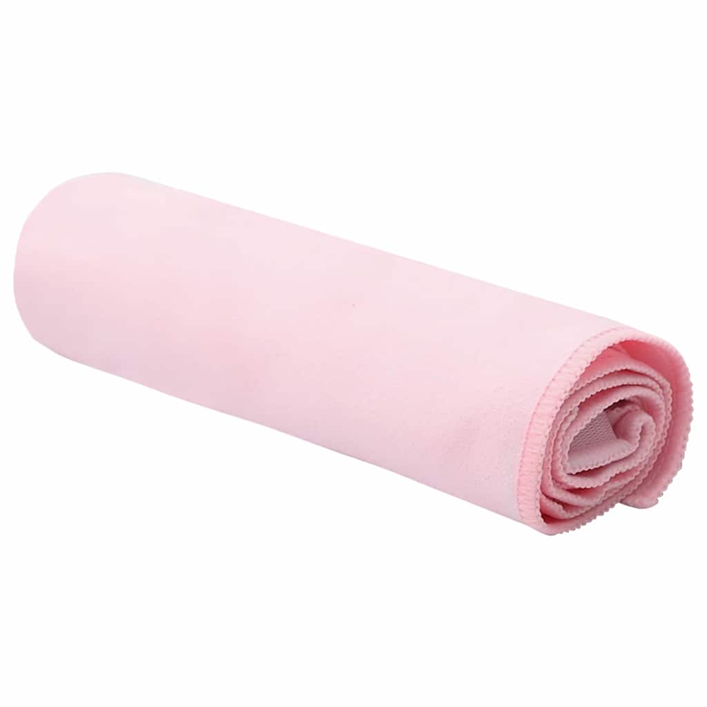 Sports Towels 2 pcs Pink 50 x 30 cm Polyester and polyamide