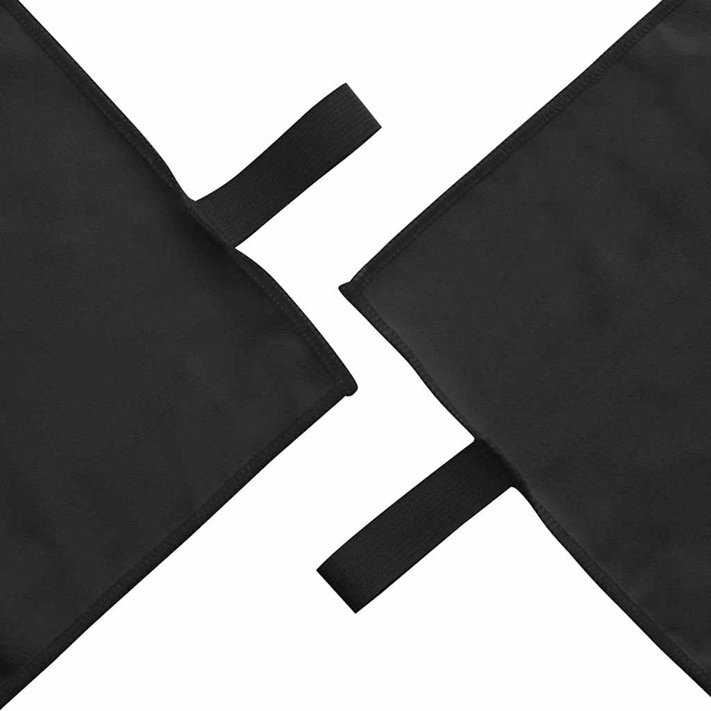 Sports Towel Set Other Black Fabric