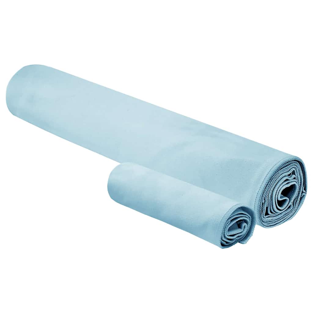 Sports Towel Set Other Blue Fabric