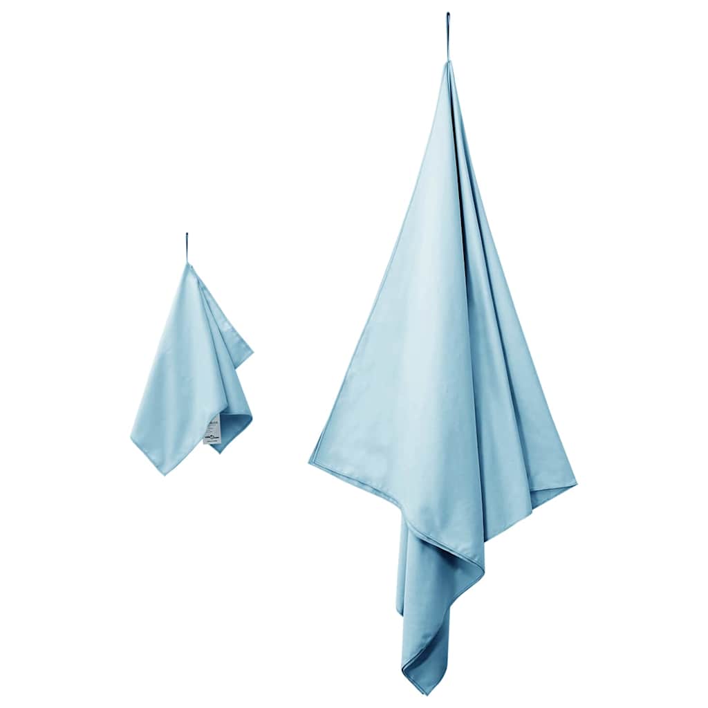 Sports Towel Set Other Blue Fabric