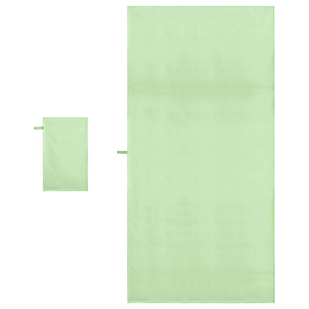 Sports Towel Set Other Green Fabric