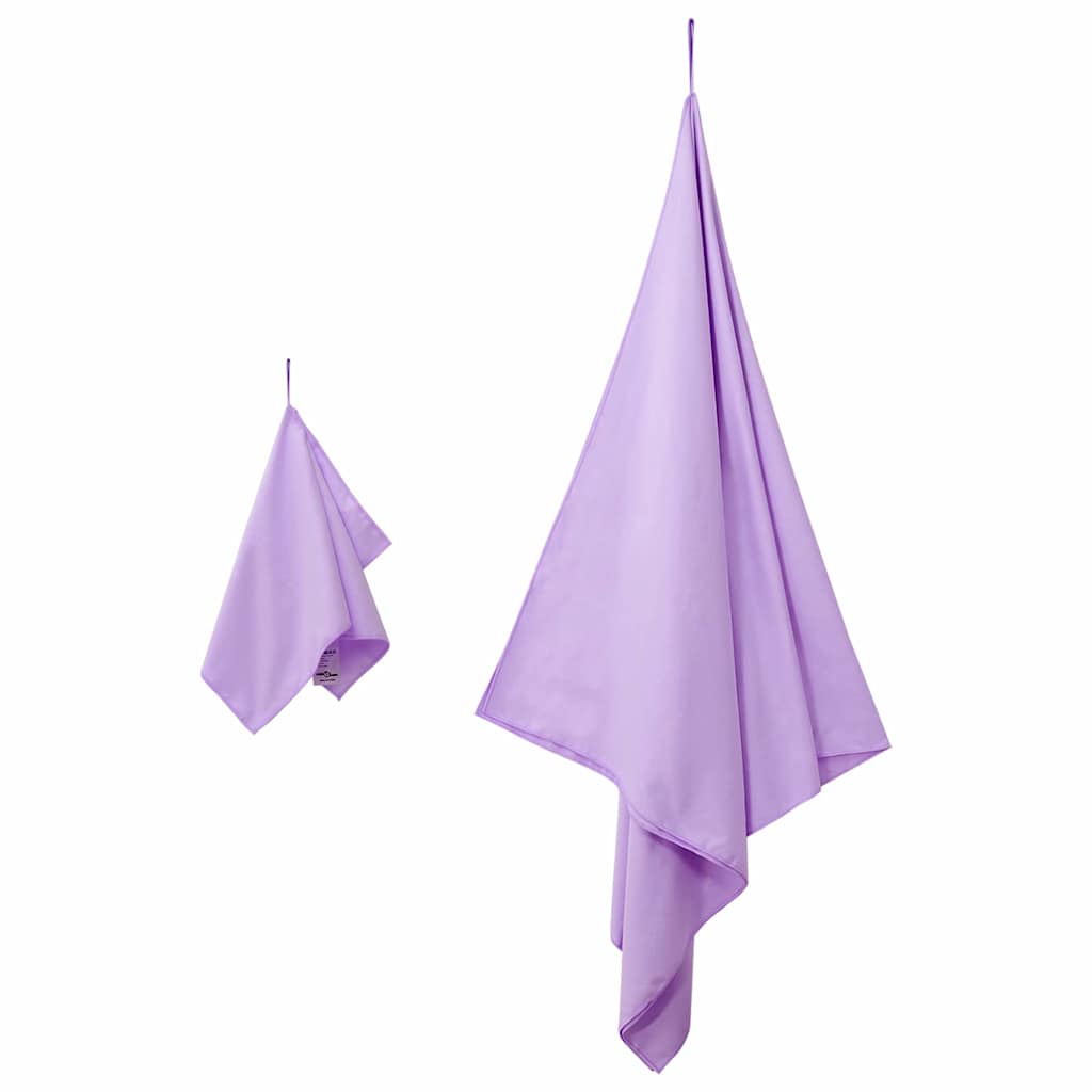 Sports Towel Set Other Purple Fabric