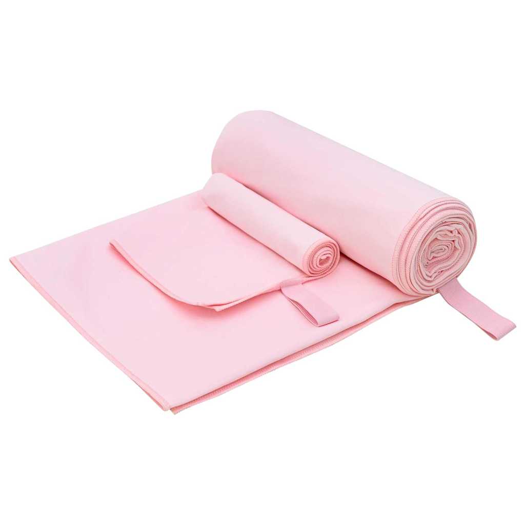Sports Towel Set Other Pink Fabric