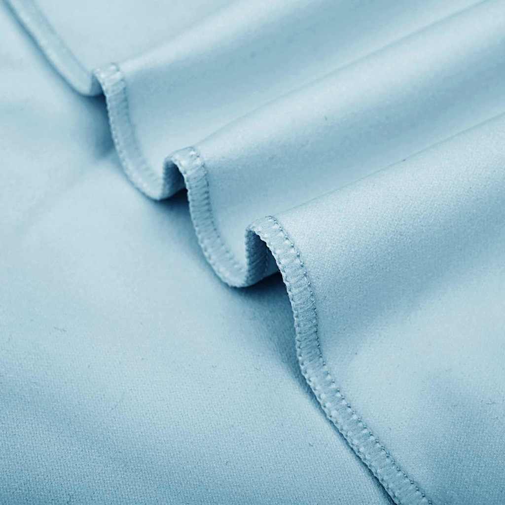 Sports Towel Set 3 pcs Blue Polyester and Polyamide