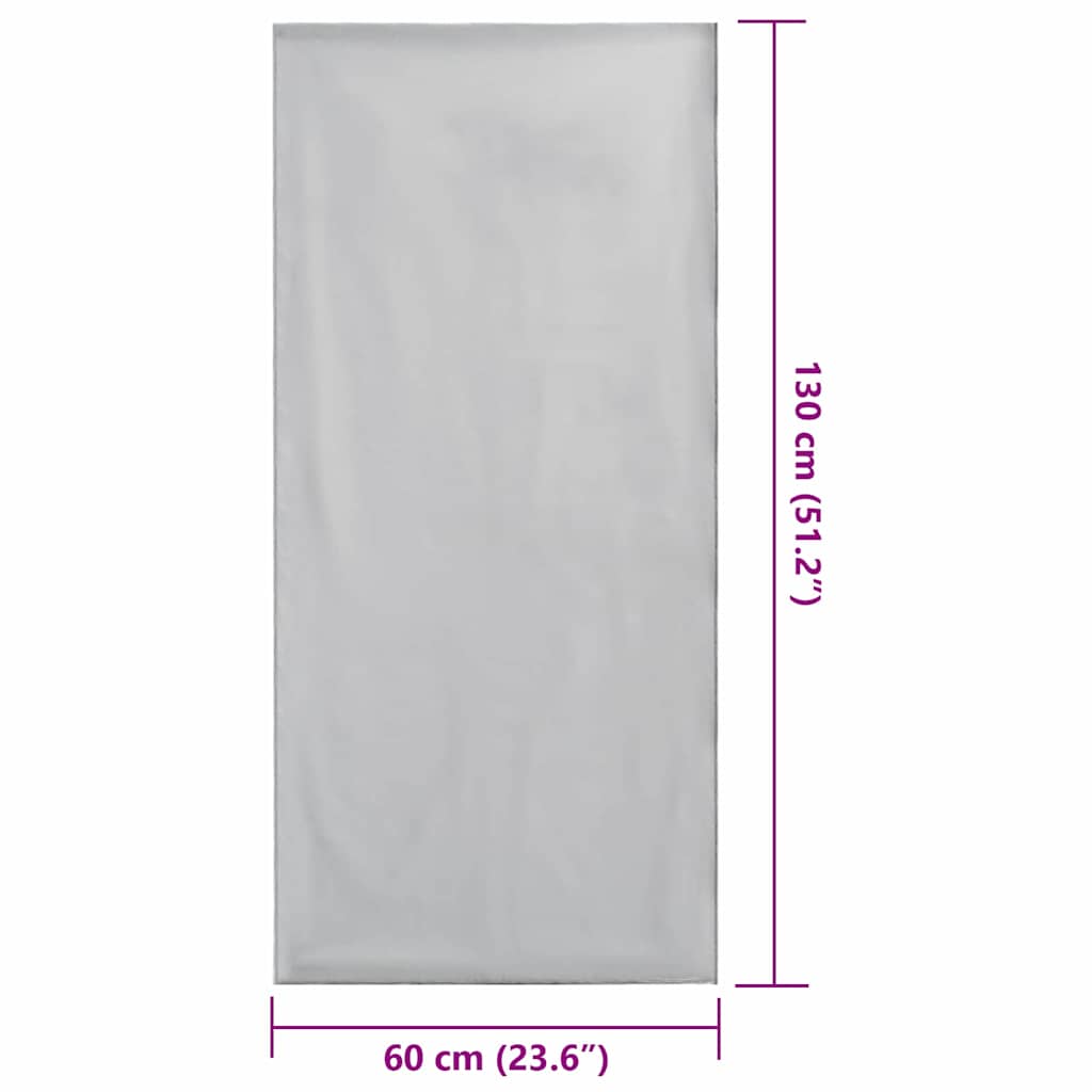 Outdoor Chair Towels 2 pcs Grey 130 x 60 cm