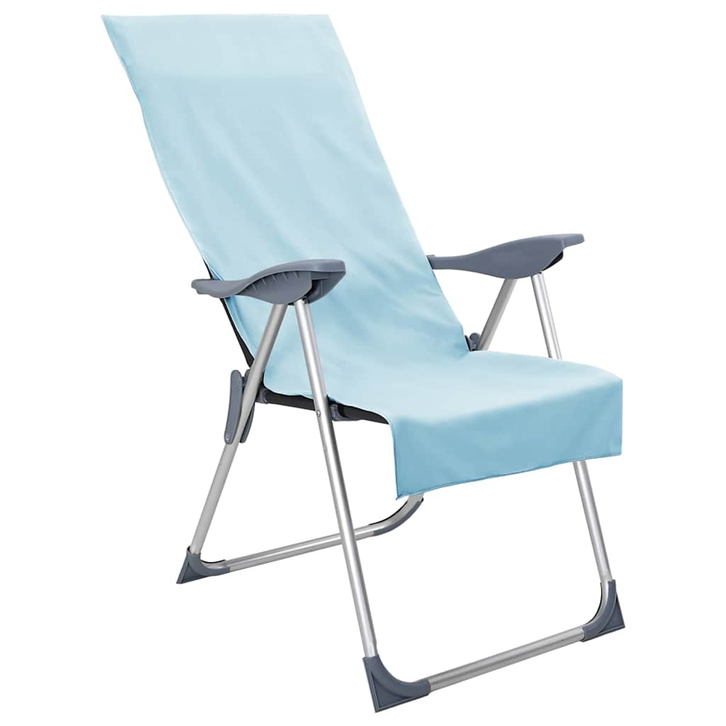 Outdoor Chair Towels 2 pcs Green 130 x 60 cm