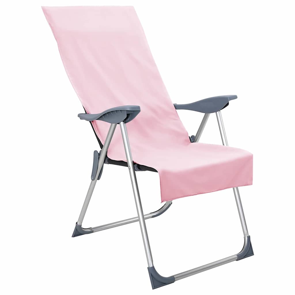 Outdoor Chair Towels 2 pcs Pink 130 x 60 cm
