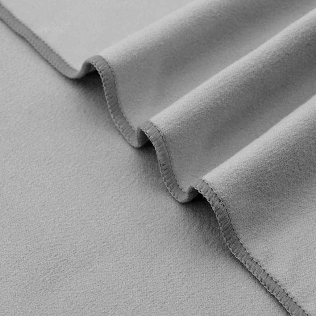 Sunlounger Towels 2 pcs Dark grey 210 x 75 cm