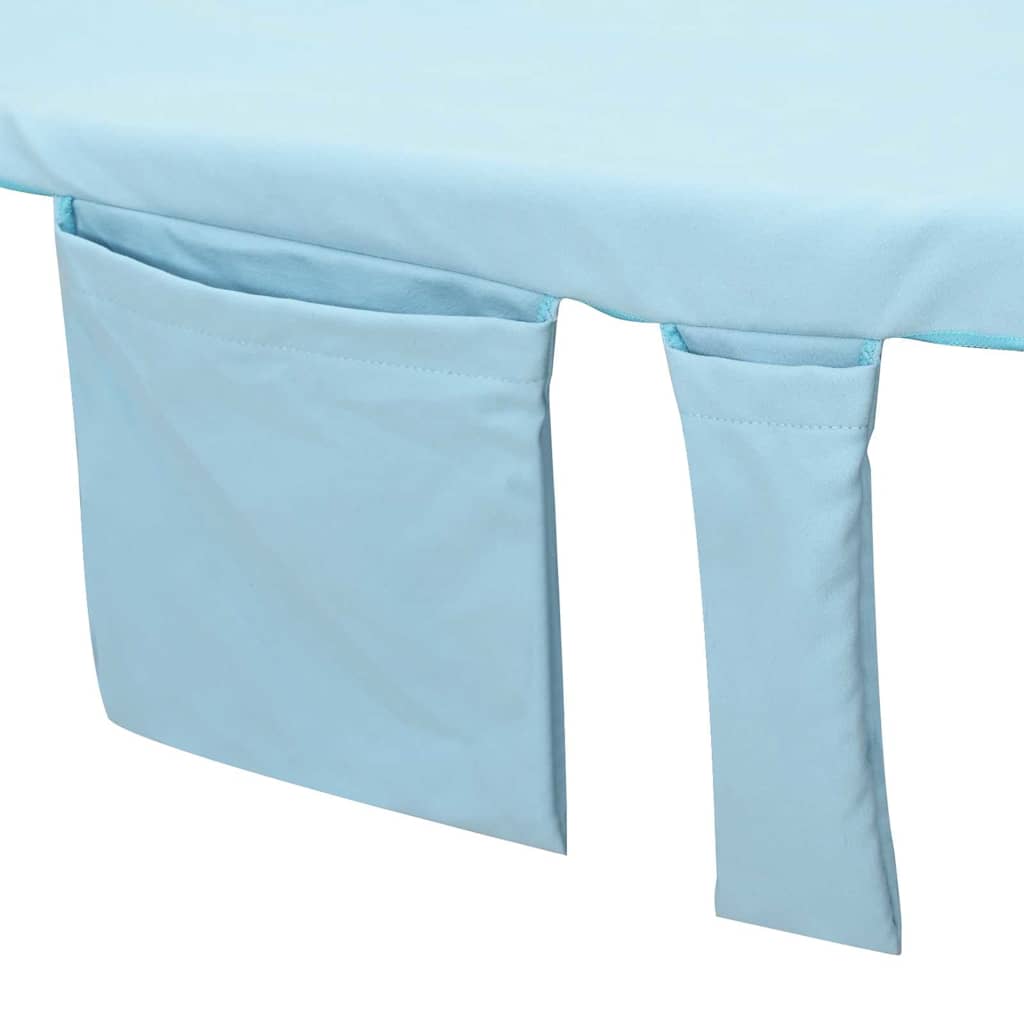 Sunlounger Towels 2 pcs Blue 210 x 75 cm