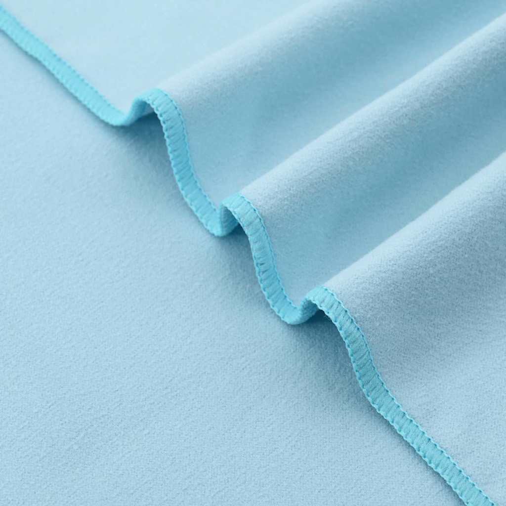 Sunlounger Towels 2 pcs Blue 210 x 75 cm