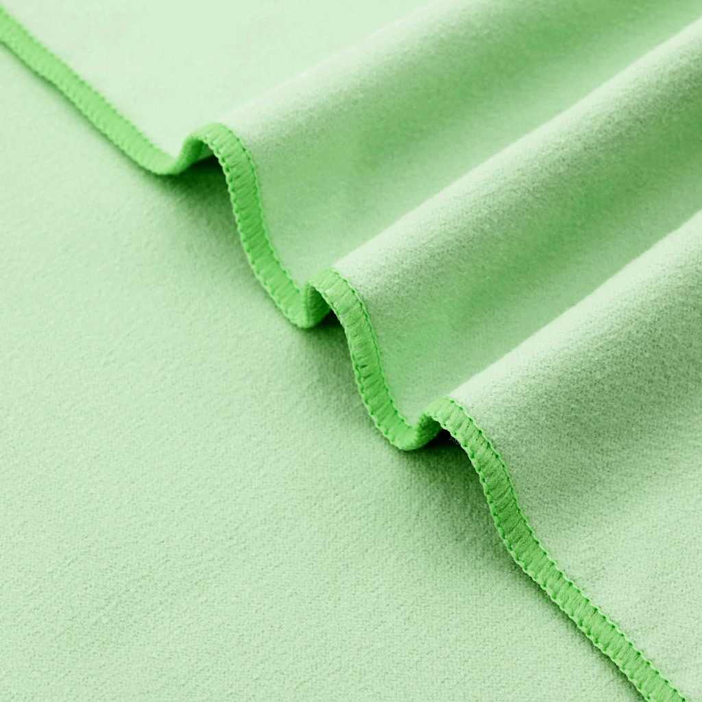 Sunlounger Towels 2 pcs Green 210 x 75 cm