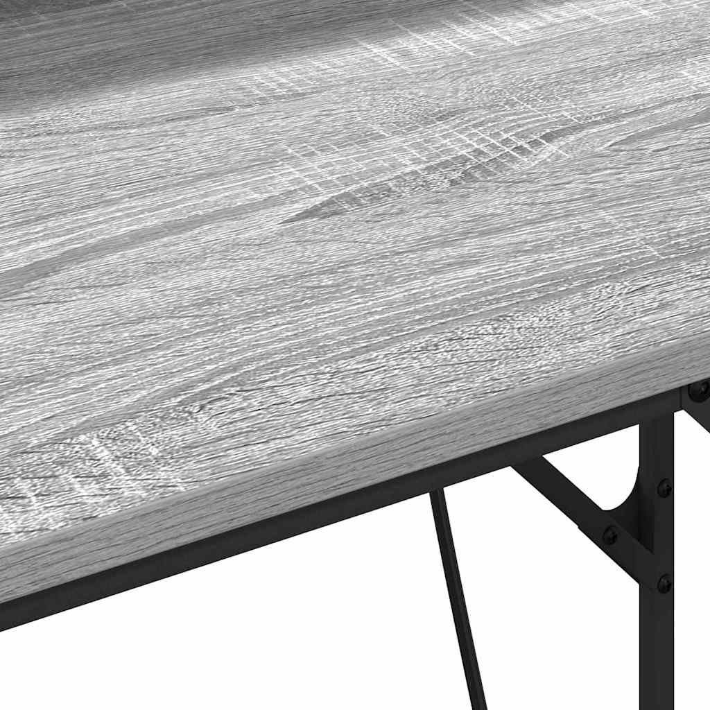 Desk Grey sonoma 100 x 50 x 86.5 cm Engineered wood
