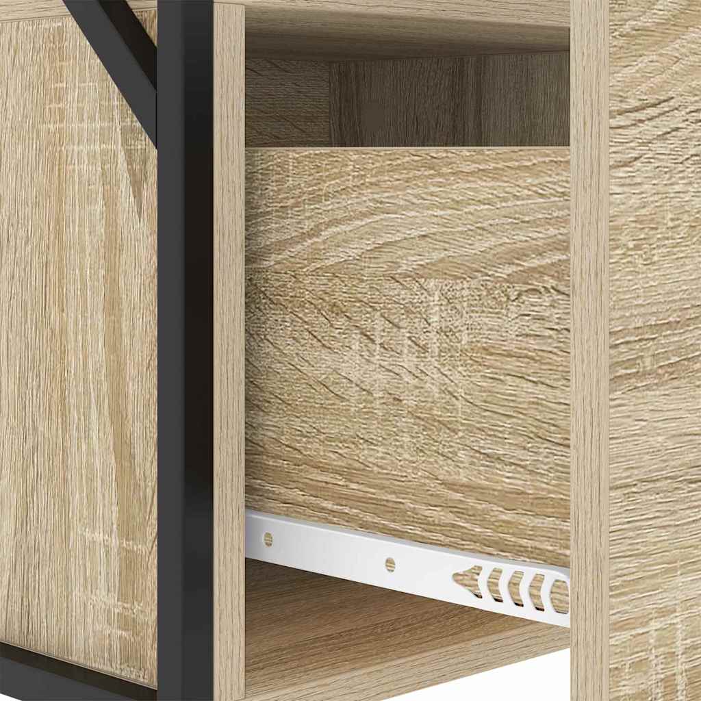 Bedside Cabinet with Drawer 2 pcs Sonoma oak 40 x 31 x 60 cm