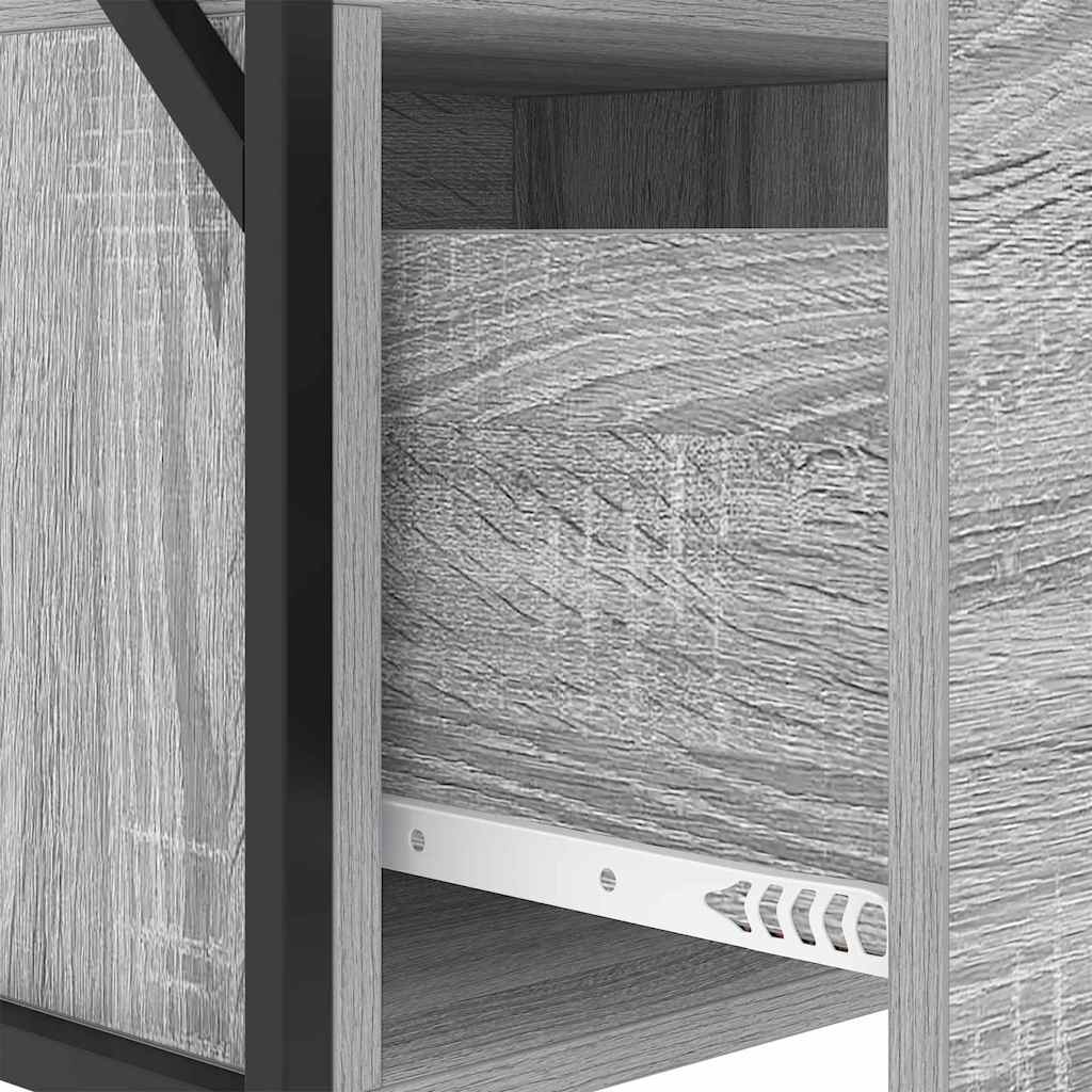 Bedside Cabinet with Drawer 2 pcs Grey sonoma 40 x 31 x 60 cm