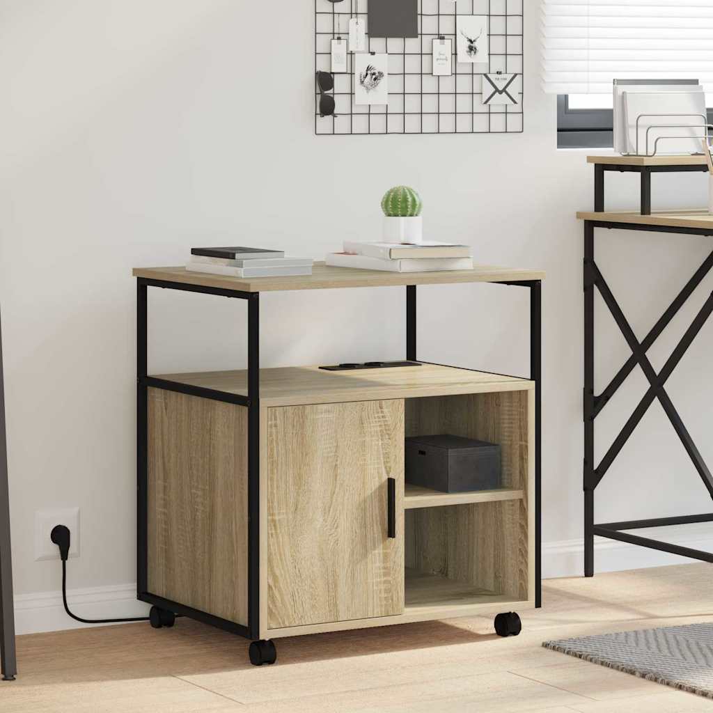 Office Cabinet Sonoma oak 61 x 46 x 67 cm Engineered wood