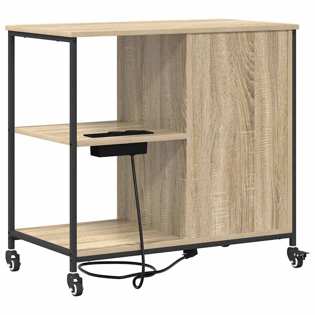 Office Cabinet Sonoma oak 76 x 41 x 72 cm Engineered wood