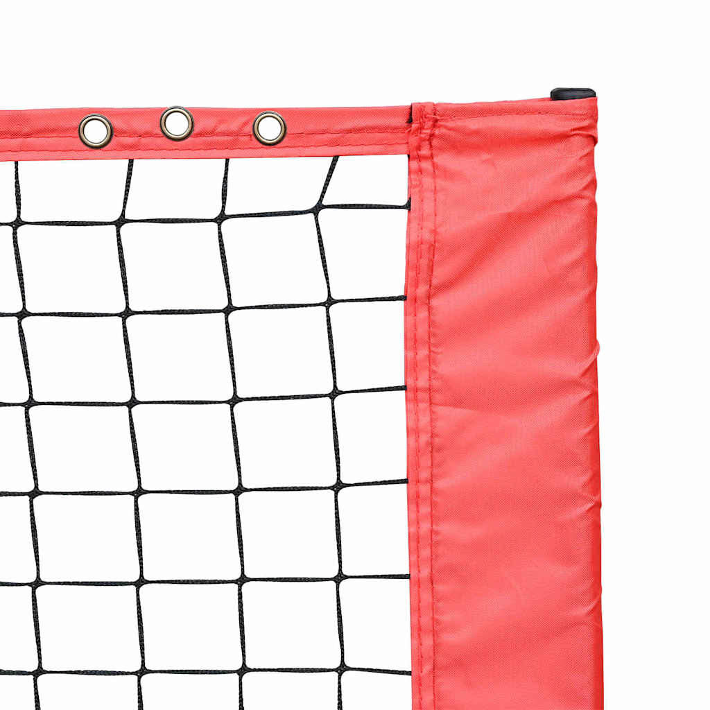 Tennis Net Folding Black and red 595 x 90.5 x 87 cm Polyester