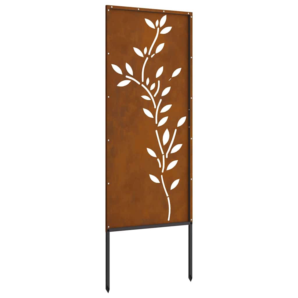 Garden Decorative Panel Rusty 50 x 140 cm Weathering steel