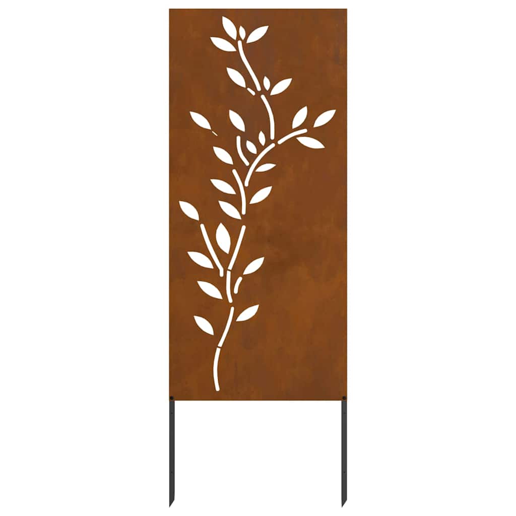 Garden Decorative Panel Rusty 50 x 140 cm Weathering steel