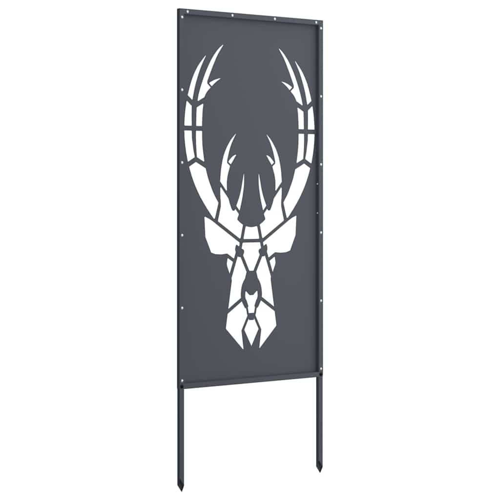 Garden Decorative Panel Anthracite 50 x 140 cm