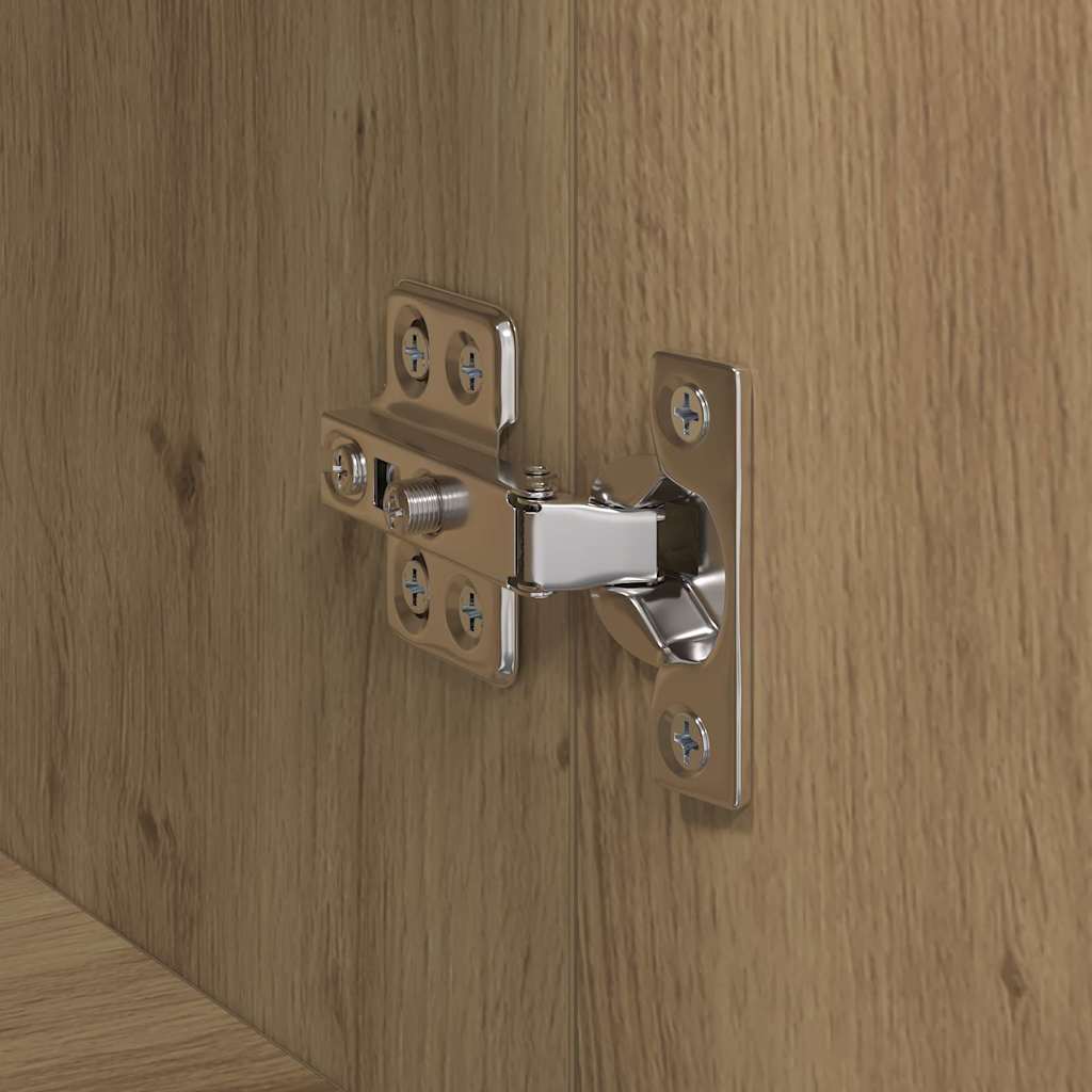 Office Cabinet Artisan oak 60 x 32 x 115 cm Engineered wood