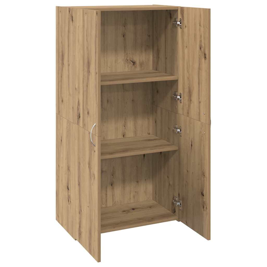 Office Cabinet Artisan oak 60 x 32 x 115 cm Engineered wood