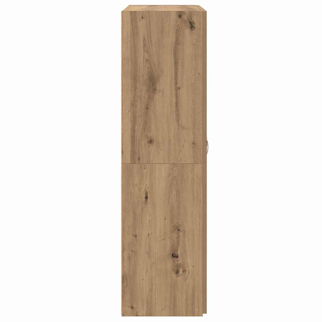 Office Cabinet Artisan oak 60 x 32 x 115 cm Engineered wood