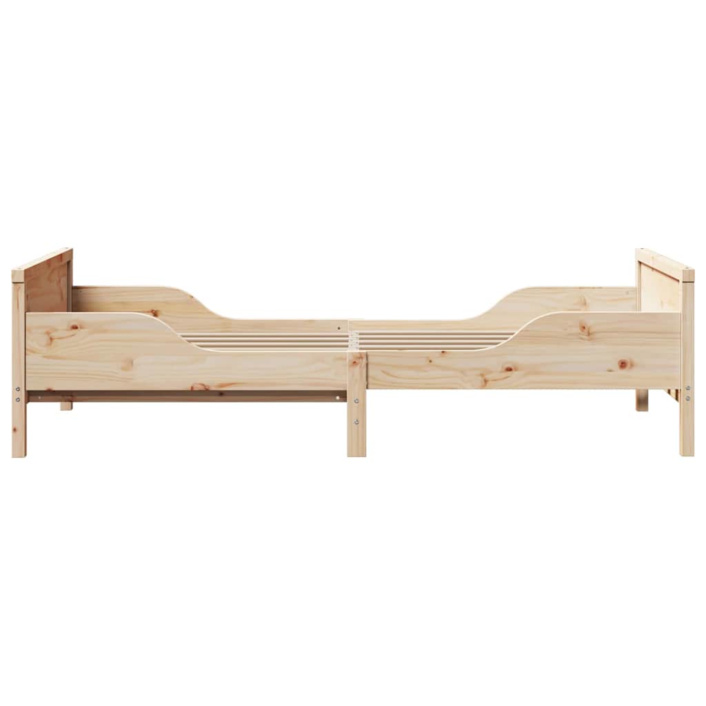 Extendable Bed Frame for Kids Other Brown 80 x 130 / 165 / 200 cm