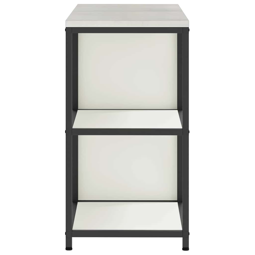 Kitchen Storage Set with Shelf 2 pcs White 150 x 50 x 92 cm