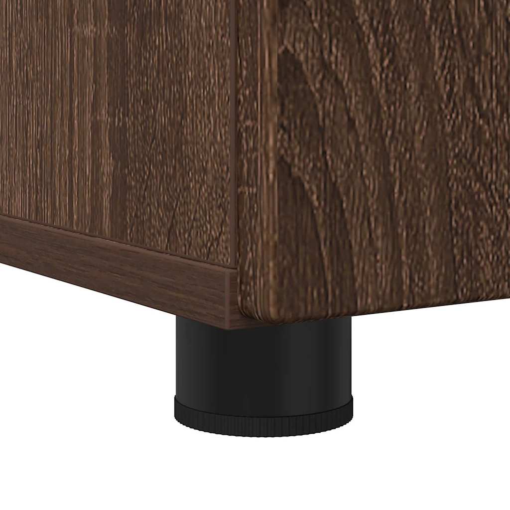 Bathroom Furniture Set 3 pcs Brown oak 61 x 35 x 64 cm