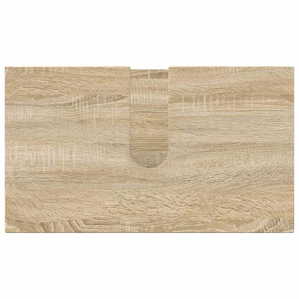 Bathroom Furniture Set 3 pcs Sonoma oak 61 x 35 x 64 cm