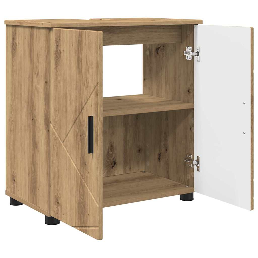 Bathroom Furniture Set 3 pcs Artisan oak 61 x 35 x 64 cm
