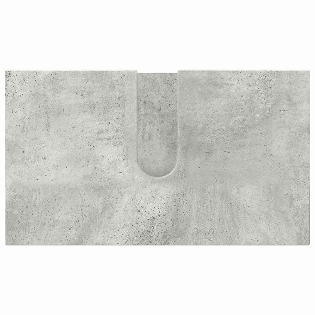 Bathroom Furniture Set 4 pcs Concrete grey 61 x 35 x 64 cm