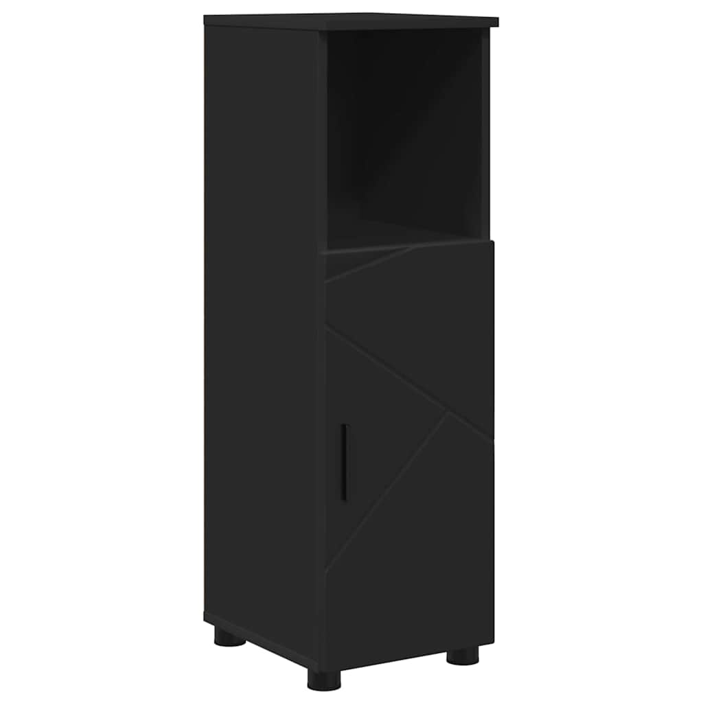 Bathroom Furniture Set Wall-mounted 5 pcs Black 61 x 35 x 64 cm