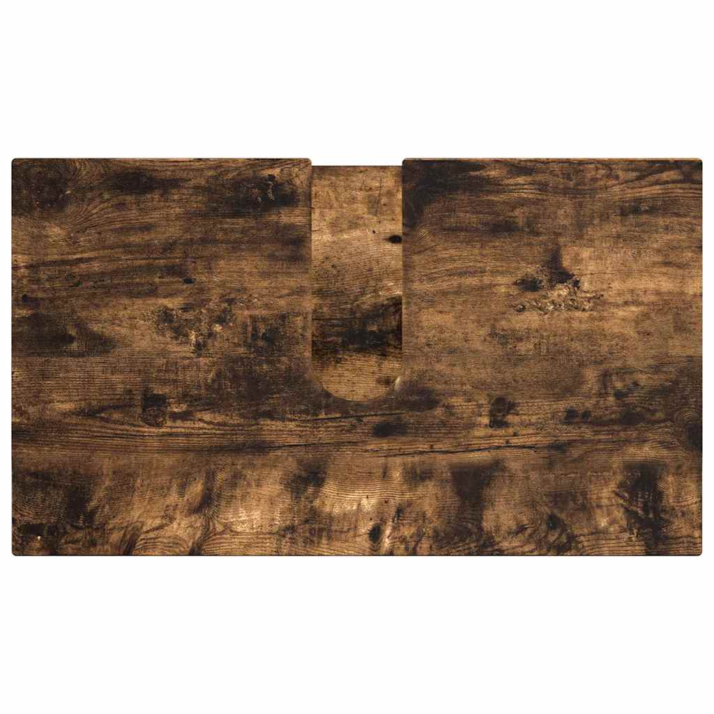 Bathroom Furniture Set 5 pcs Smoked oak 61 x 35 x 64 cm