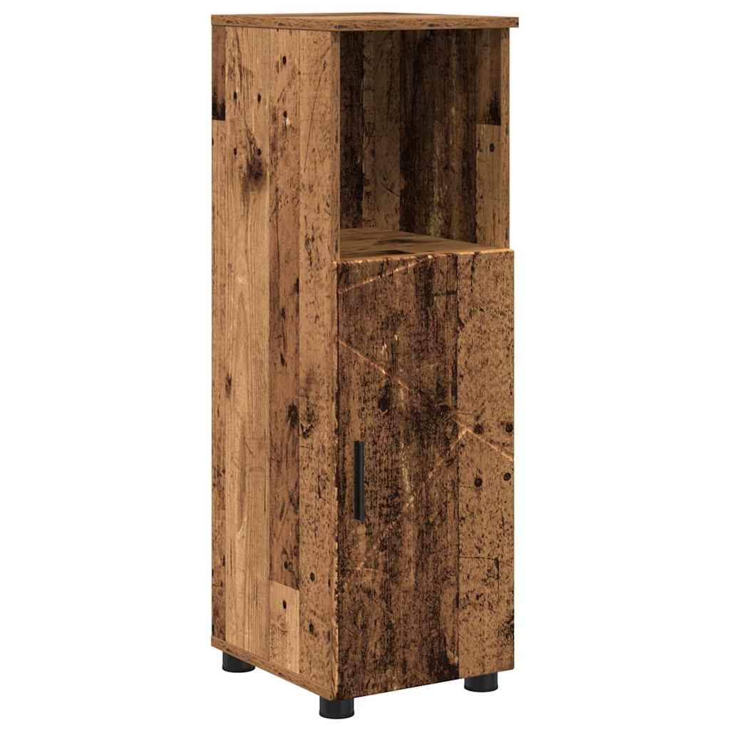 Bathroom Furniture Set with Door 5 pcs Old wood 61 x 35 x 64 cm