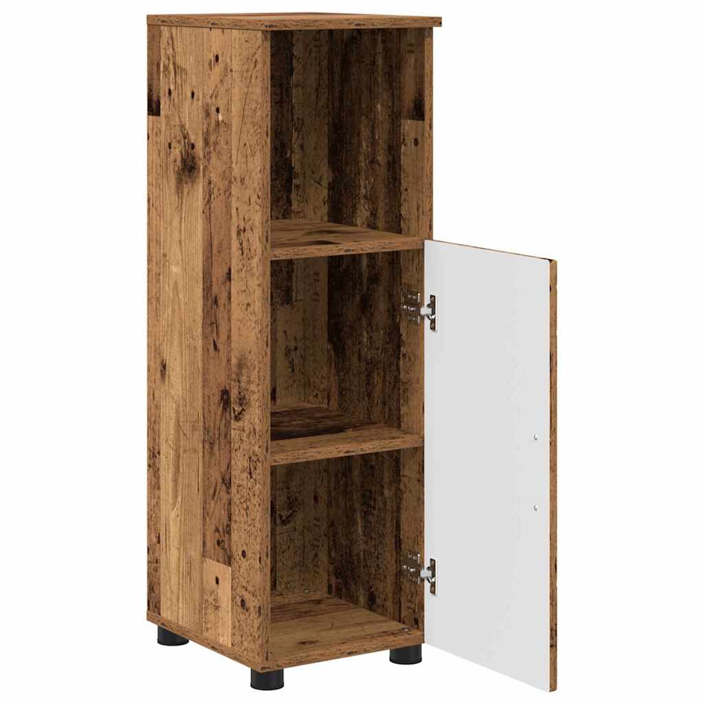 Bathroom Furniture Set 3 pcs Old wood 76.5 x 35 x 64 cm