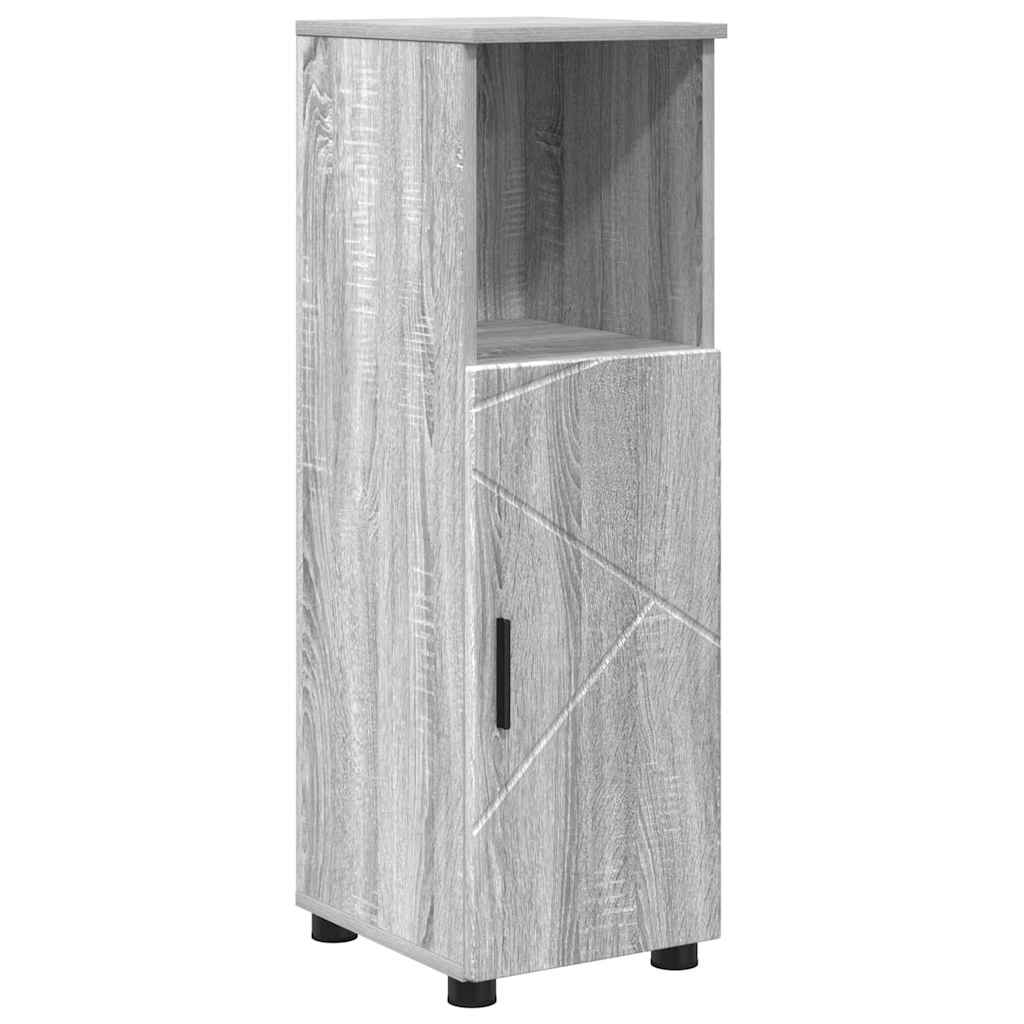 Bathroom Furniture Set 4 pcs Grey sonoma 30 x 35 x 192 cm