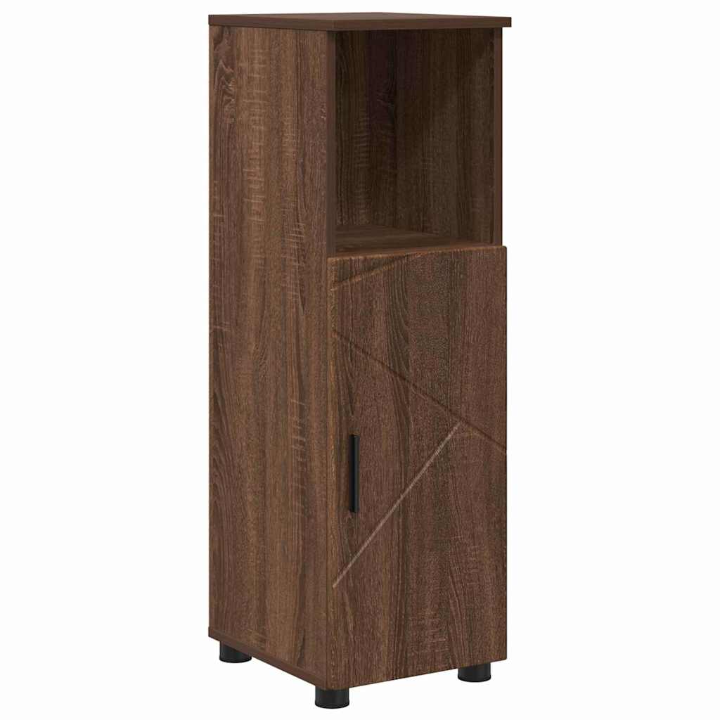 Bathroom Furniture Set 4 pcs Brown oak 30 x 35 x 192 cm