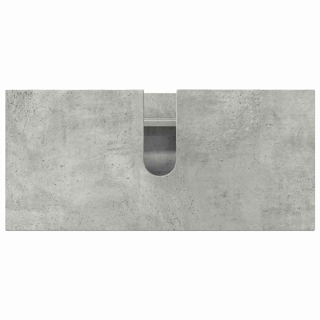 Bathroom Furniture Set 4 pcs Concrete grey 30 x 35 x 192 cm