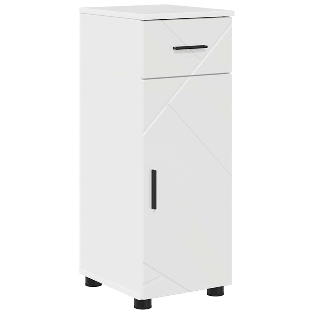 Bathroom Furniture Set 4 pcs High gloss white 30 x 35 x 192 cm